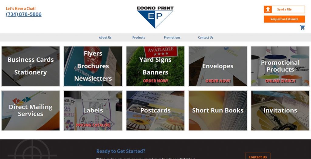 Econo Print’s New Site Goes Live